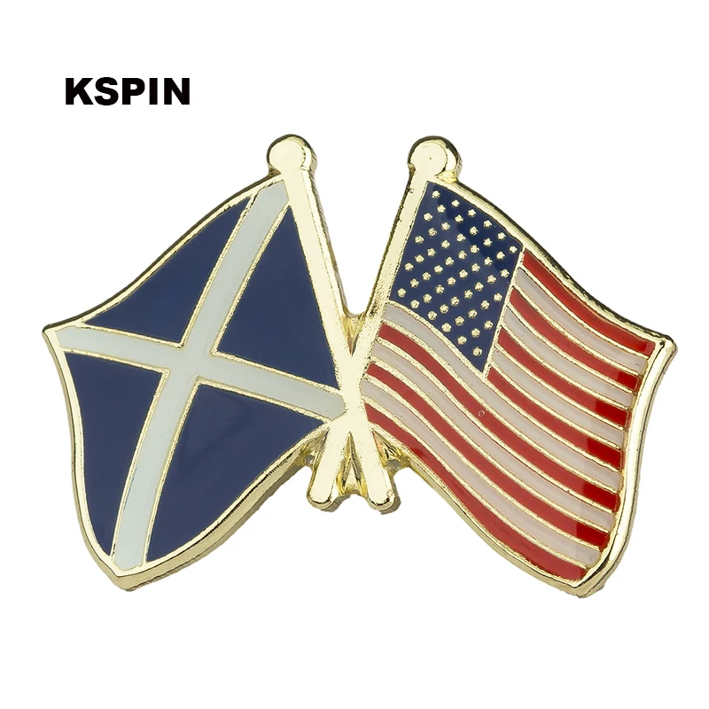 U.S.A. Flag Laple Pin Badge Brooch