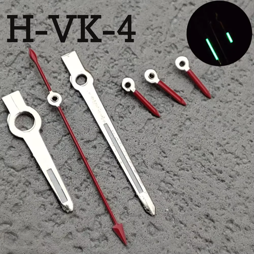 남자 시계 VK63 손 VK63 시계 포인터 빛나는 무지개 포인터 다이얼 29.5MM 시계 액세서리 부품