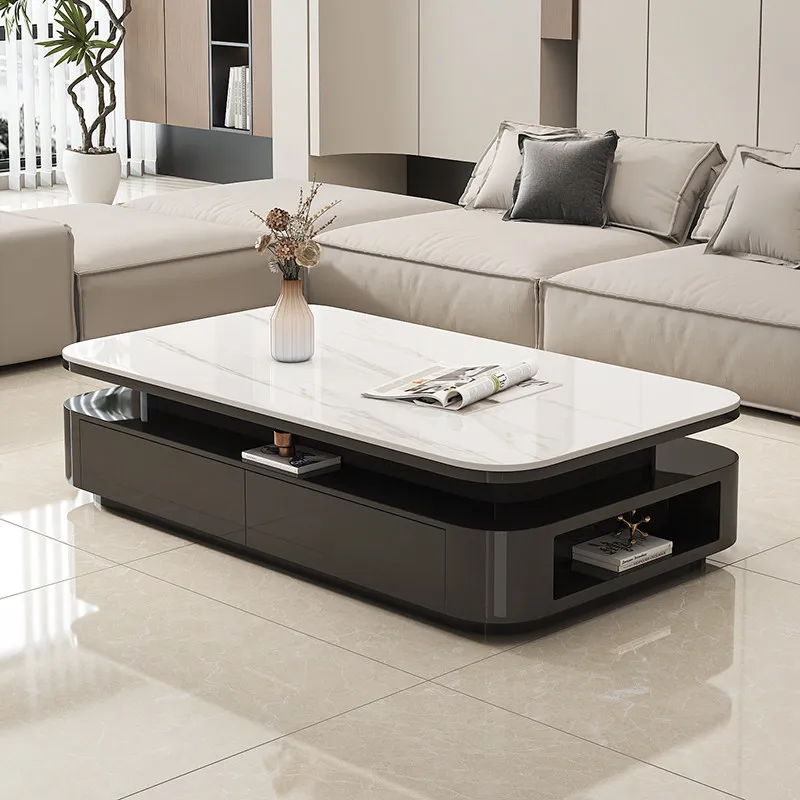 Writing Moving Side Table Dinner Decoration Drawers Designer Living Room Luxury Coffee Table Modern Meubles Home Furniture