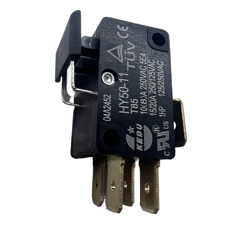 KEDU HY50-11 Micro Switch 6Pins Push Button Switches 10(8)A 250VAC 5E4 15/20A 250/125VAC Tool Microswitches