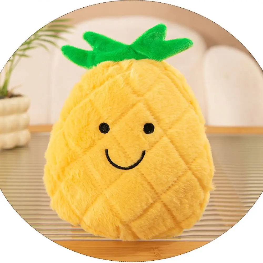 Juguete de fruta de dibujos animados Kawaii, bonito sandía suave, calabaza, limón, fruta, piña, Mango, juguete vegetal Multicolor, decoración del hogar