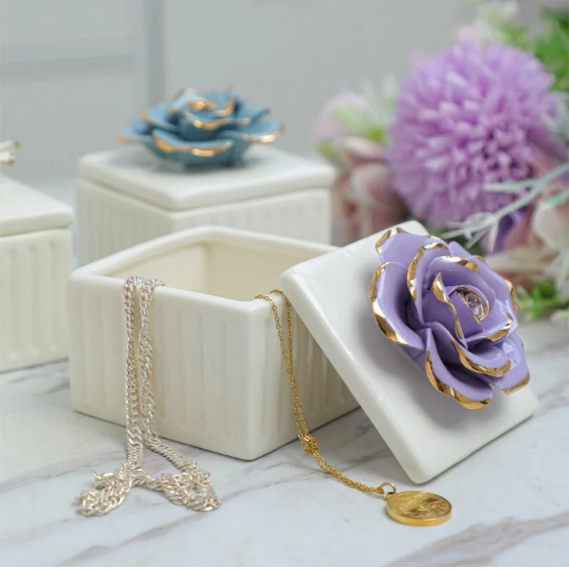 

Керамическая коробка для хранения в скандинавском стиле, банки для конфет с крышкой, шкатулка для драгоценностей, чайник, кухонный контейнер, органайзер для кофе, кухонные инструменты для хранения