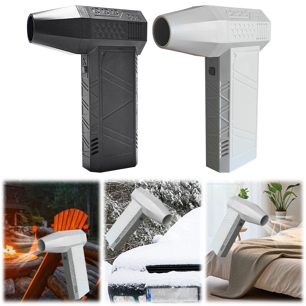 

130000RPM Mini Turbo Jet Fan 52m/s+ Brushless Motor Violent Turbo Fan 3 Speeds Air Blower Rechargeable Computer Keyboard Cleaner