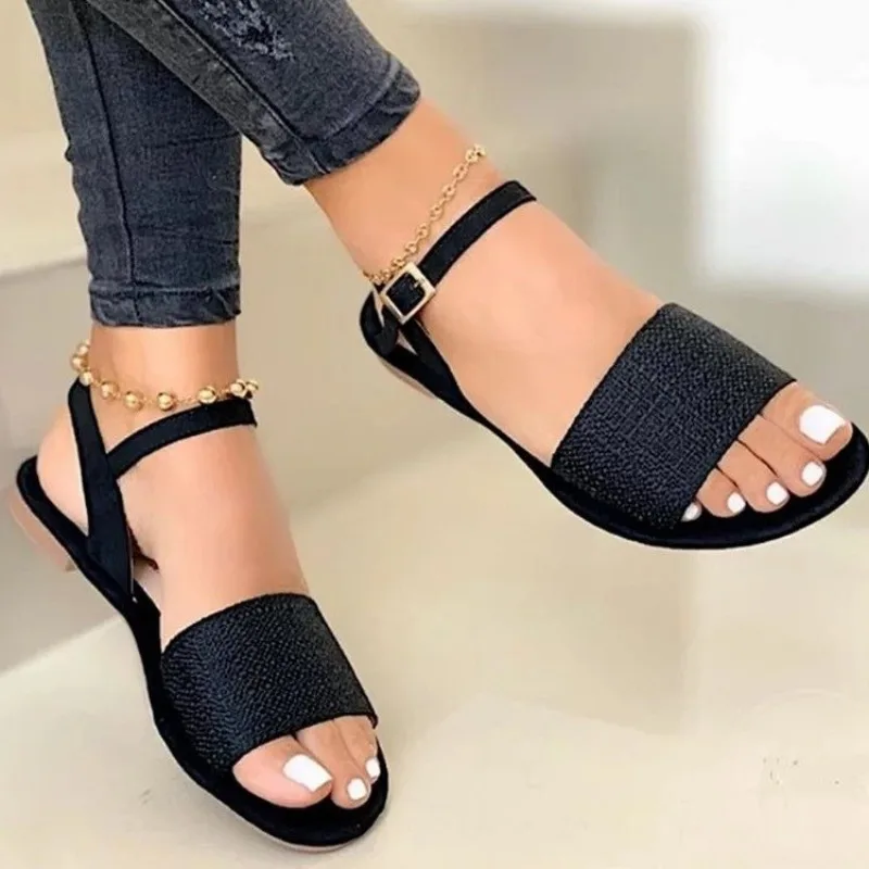 2023 Hot Sale Shoes for Women Basic Women\'s Sandals Summer Beach Flip-flop Sandals Casual Flats Shoes Fashion Gladiator Sandals