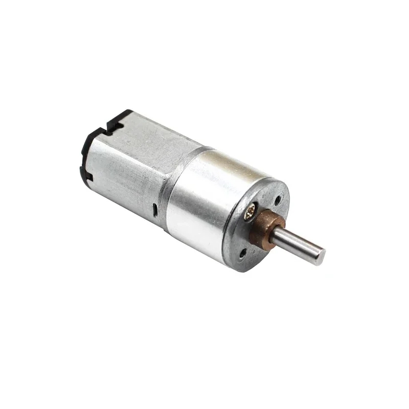 ZGA16 Kleine 16mm Volledig Metalen Versnellingsbak Reductiemotor DC 3V 240RPM Lage Snelheid Grote Koppel Reductiemotor D-as DIY Robot Auto