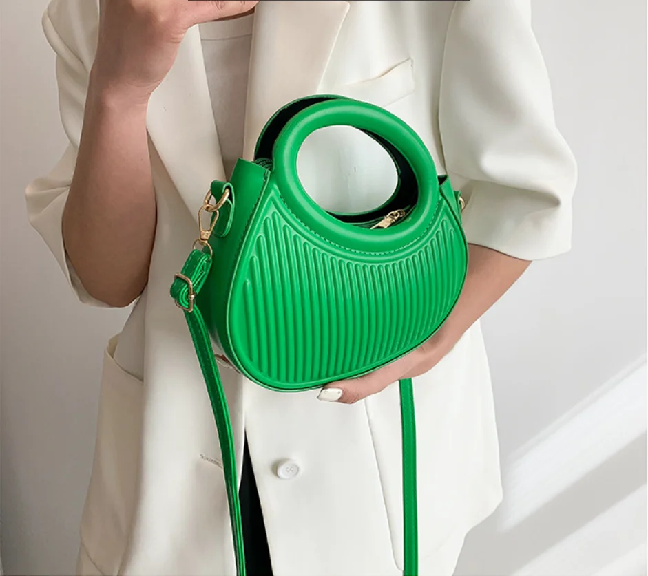 Chic Stripe Design Crossbody Bags for Women Elegant Synthetic Leather Handbag, Purse, Luxury Look Shoulder Bag for Everyday Use