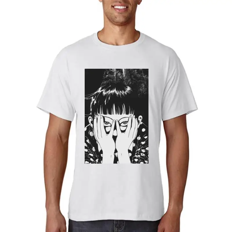 Title: Junji Ito Suehiro Maruo Anime Girls New 2022 Fashion Hot Mens T-Shirt Summer O Neck Cotton Custom Printed T Shirts