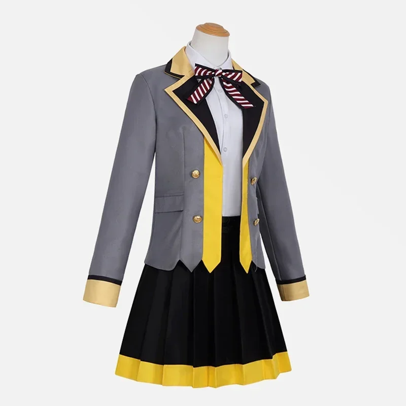 アニメプロジェクト世界カラフルステージレオ/必要天馬サキコスプレ衣装大人女性女の子音楽 JK スカート制服スーツハロウィン