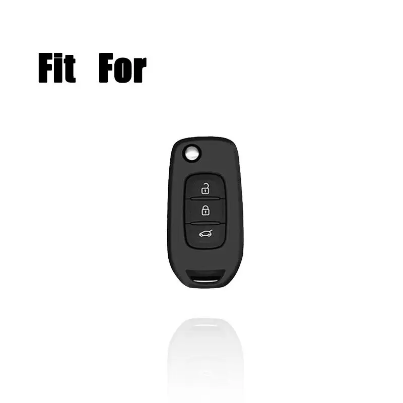 TPU Car Smart Remote Key Fob Case Cover Holder Bag With Keychian For Renault Kadjar Captur Symbol Koleos Megane 4