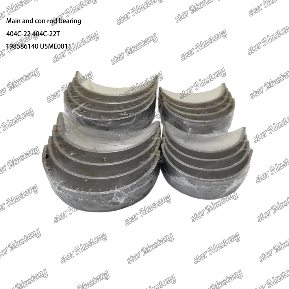 404C-22 404C-22T Main Bearing and Connecting Rod Bearing 198586140 U5ME0011 Suitable For Perkins Engine Parts