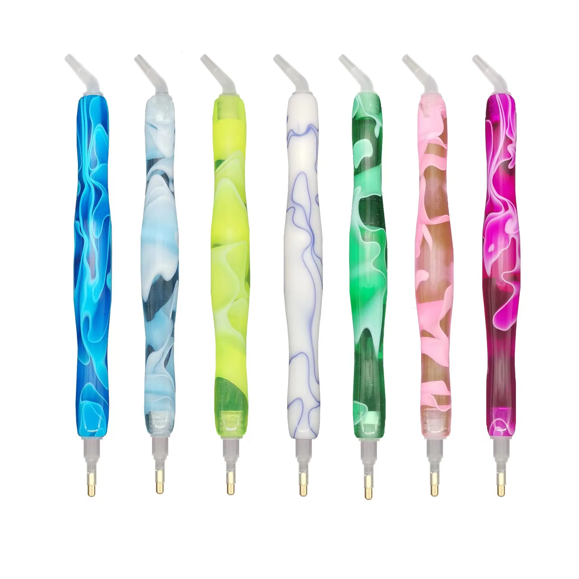 Color pen holder resin dot diamond pen with replacement pen tip adhesive dot diamond disc diamond painting tool set