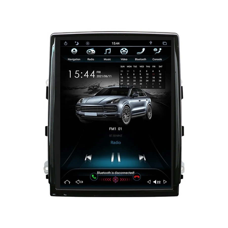 High quality6-Core 4+64GB Car Multimedia Player 10.4inch 768*1024 LCD Screen USB DSP Wireless Carplay for   Cayenne 2010-2