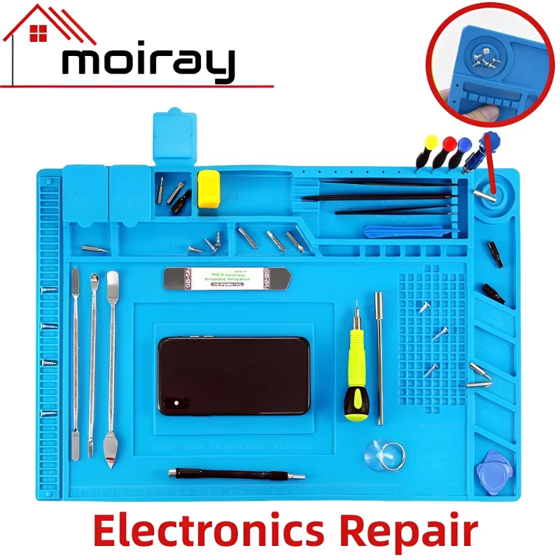Антистатический паяльный коврик ESD для ремонтной станции Bga, большой коврик для ремонта Ipad, теплоизоляционный коврик, подкладка, толстый паяльник