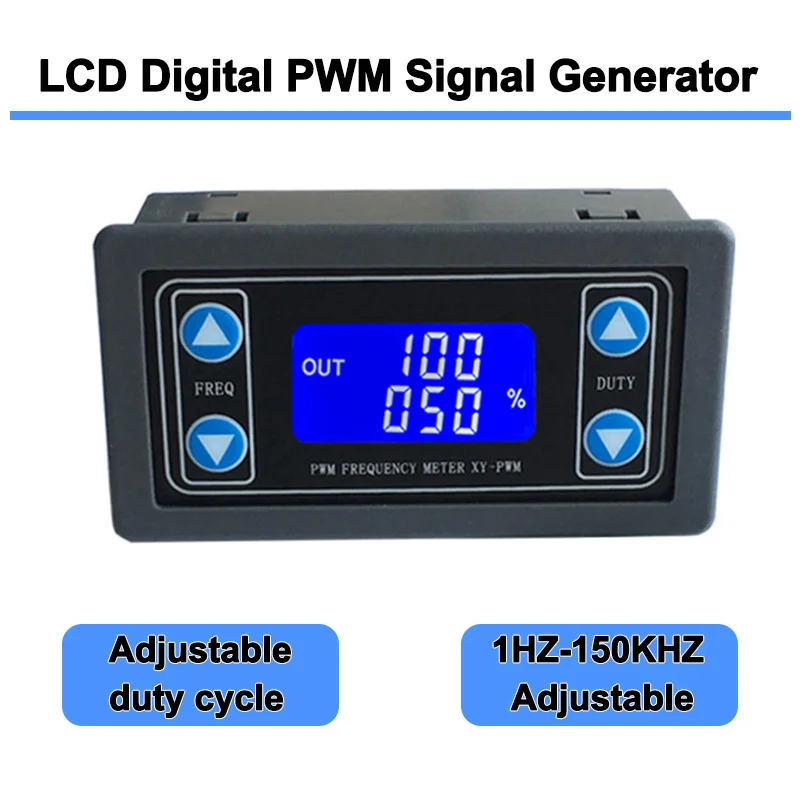 1HZ~150KHZ Signal Generator PWM Signal Generator Pulse Frequency Duty Cycle Adjustable Square Wave Rectangular Signal Generator