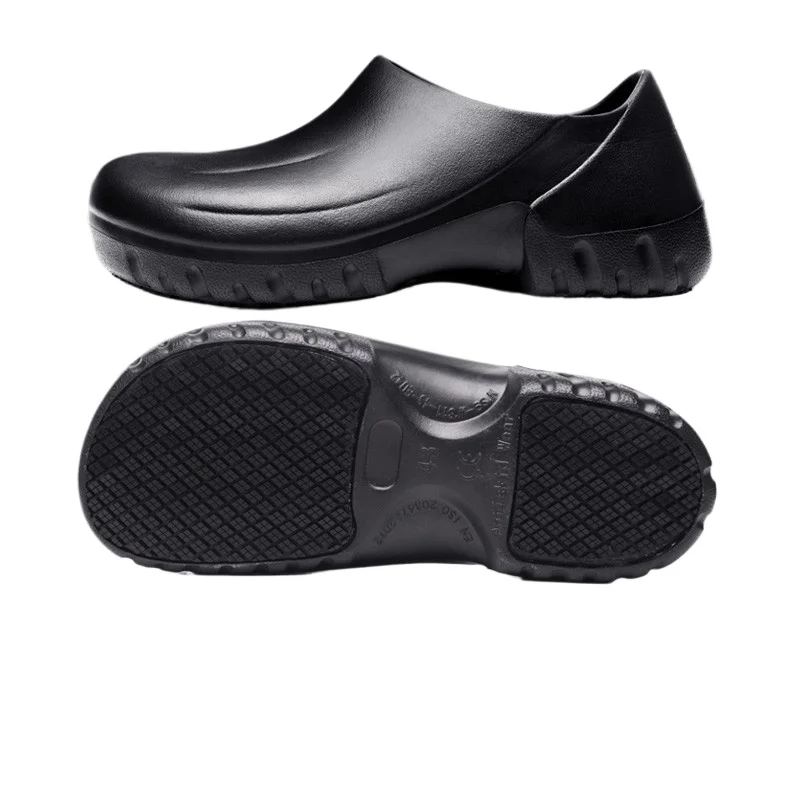 

Plus Size Leisure Chef Shoes Non-Slip, Waterproof and Oil Resistant Men's Kitchen Professional Work Wear-Resistant