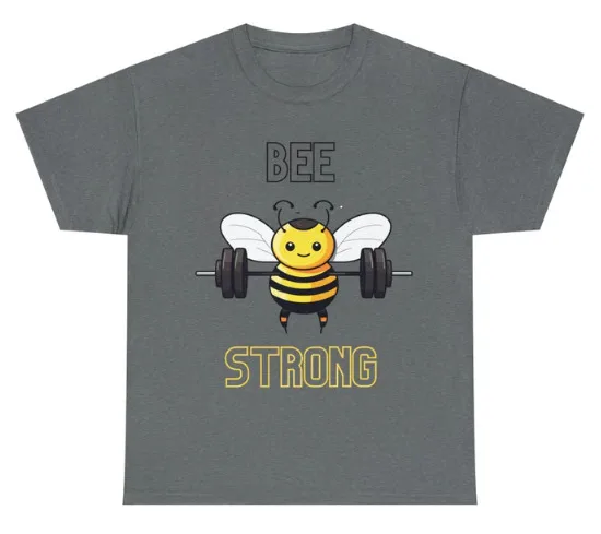 

Bee Strong - Motivational T-Shirt/Tee/Top/Shirt with a unique design. Unisex