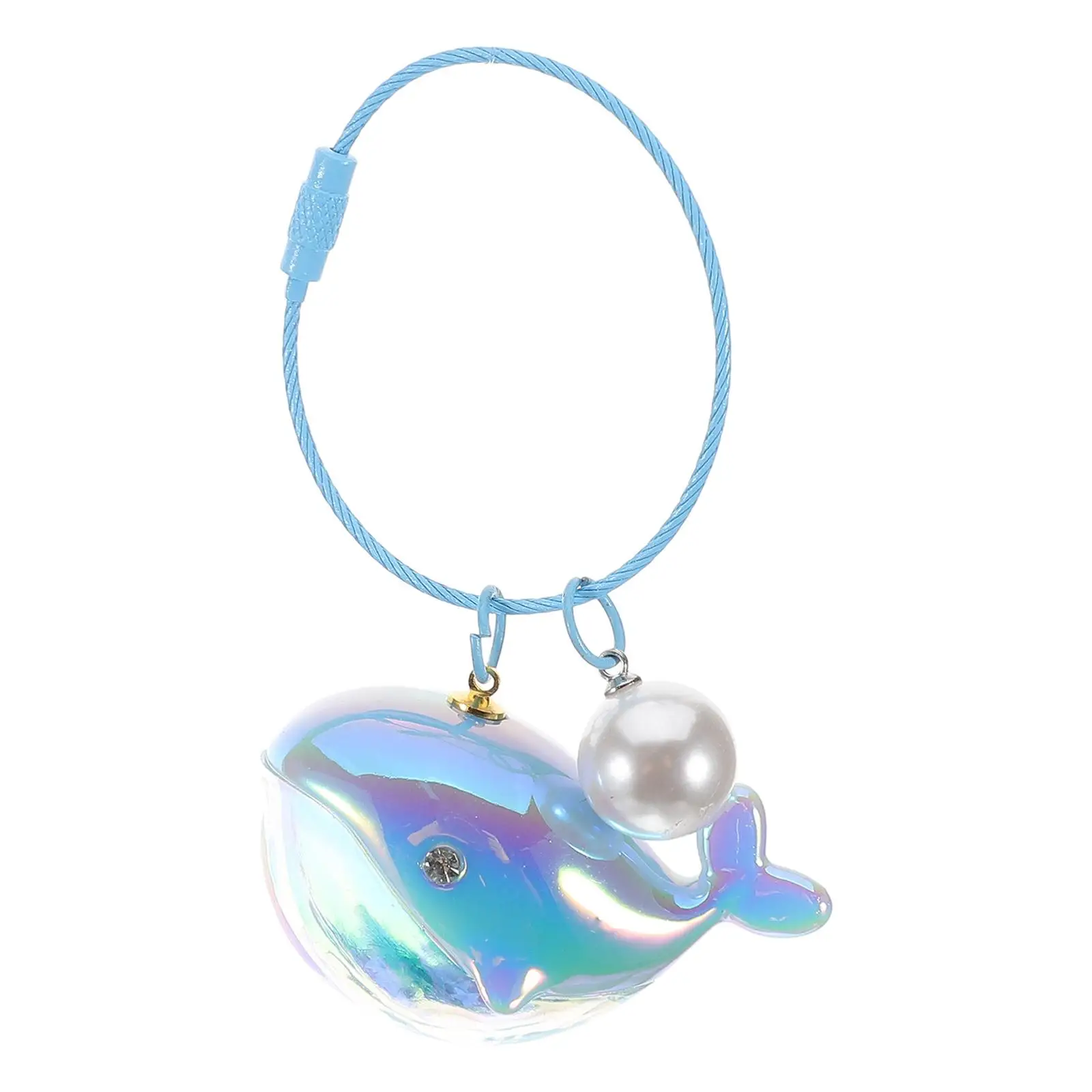 

Creative Keychain Customizable Whale Shaped Key Ring Cute Mini Animal Car Keychain Backpack Charm Exquisite Lightweight Couple