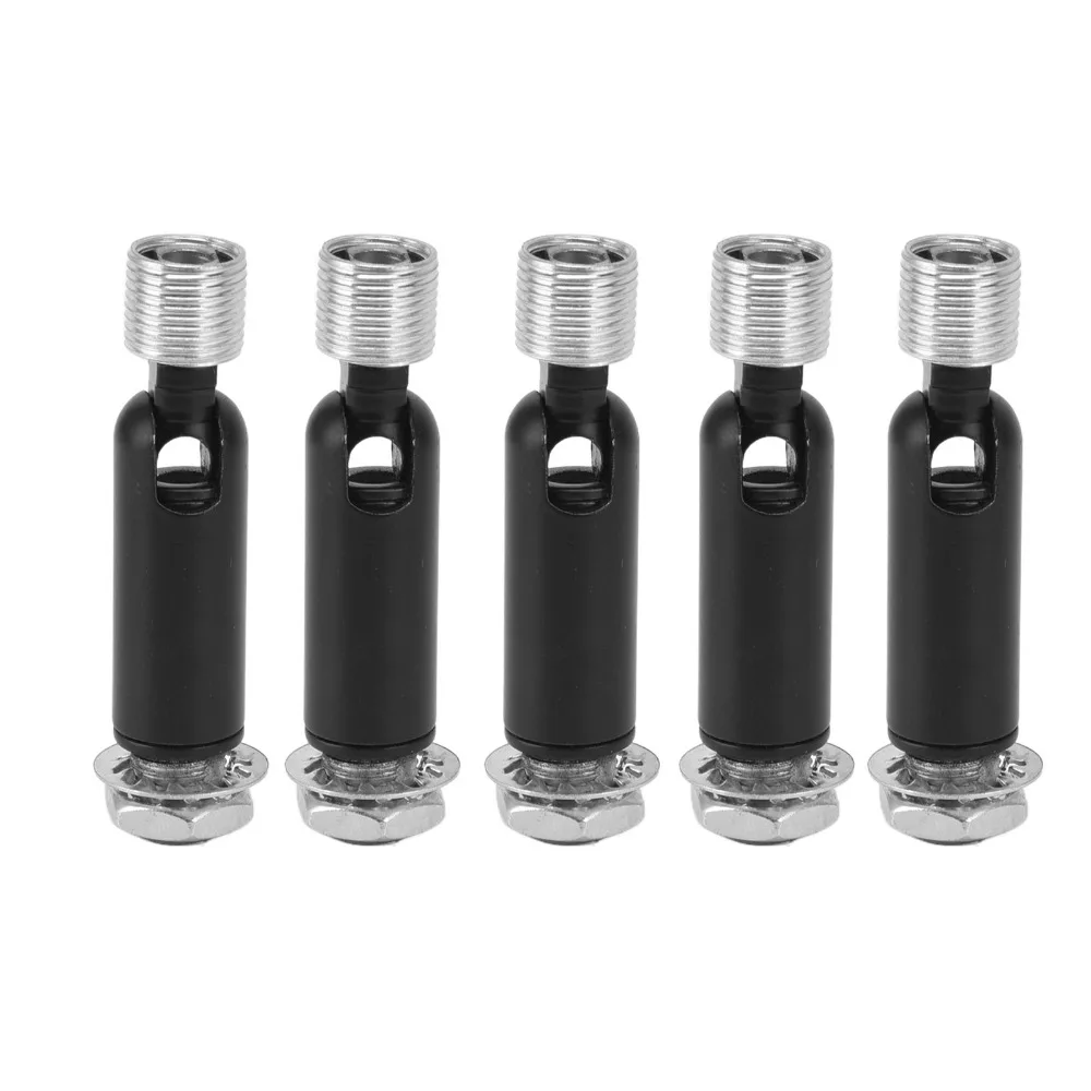 5PCS M10 Sloped Ceiling Adapter 180 Degree Swivel Fine Thread Pendant Light Adapter Ceiling Lamp Adapter For Vaulted Ceilings