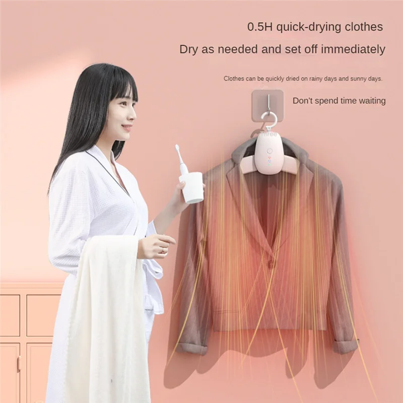 Smart Portable Dryer Clothes Rack Foldable Dryer Clothes Rack Hangers Laundry Electric Dryer Machine For Dormitory Home US Plug