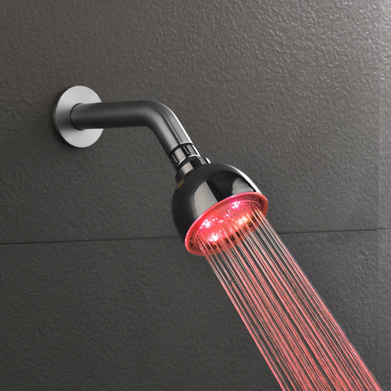 Multicolor Fast Flashing Water Power LED Rain Shower No Need Battery