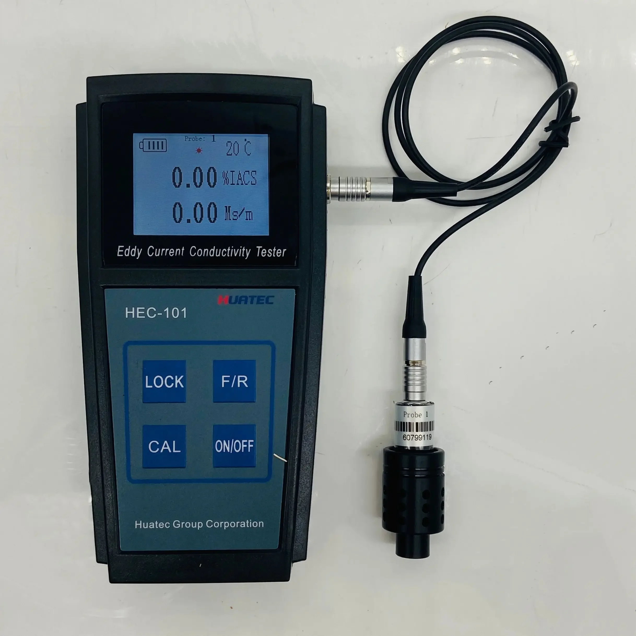 HUATEC NDT Test equipments HEC-101 Eddy Current copper Conductivity Meter Digital Al conductivity tester