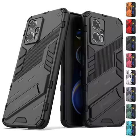 For Xiaomi Poco X4 GT Case Cover For Poco X4 GT Capas Kickstand Shockproof Holder Cover For Poco F4 F3 X3 M4 Pro X4 GT 5G Fundas