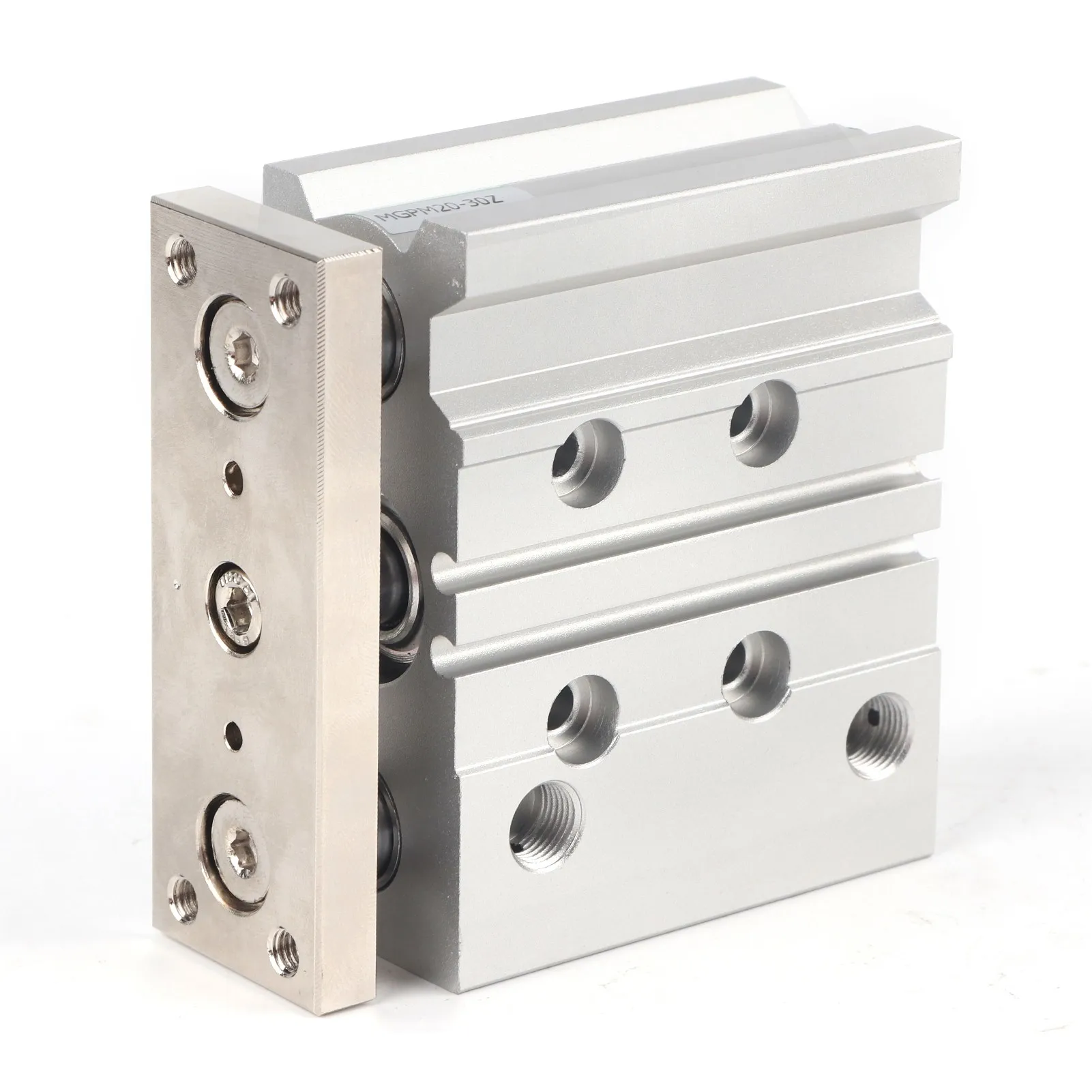 MGPM20X30 3 Rod Double Action Air Cylinder Aluminum Alloy Pneumatic Cylinder 20mm Bore