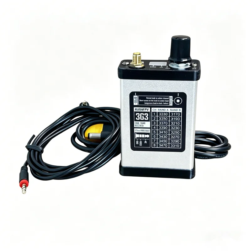 RUSHFPV 3.3G FPV Receiver Kit, with/without DVR, XT60 Cable Included, for Long Range