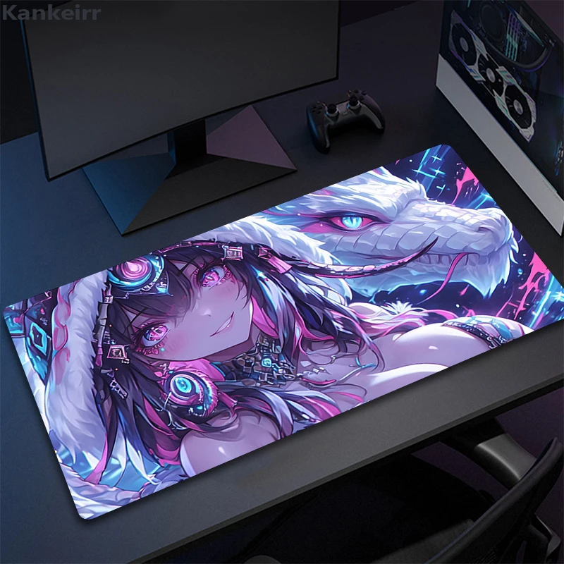 Mouse Pad XXL Gaming Accessories Mousepad Office Gamer Keyboard Desk Mat Natural Rubber Non-Slip Laptop Notebook kawaii Deskmat