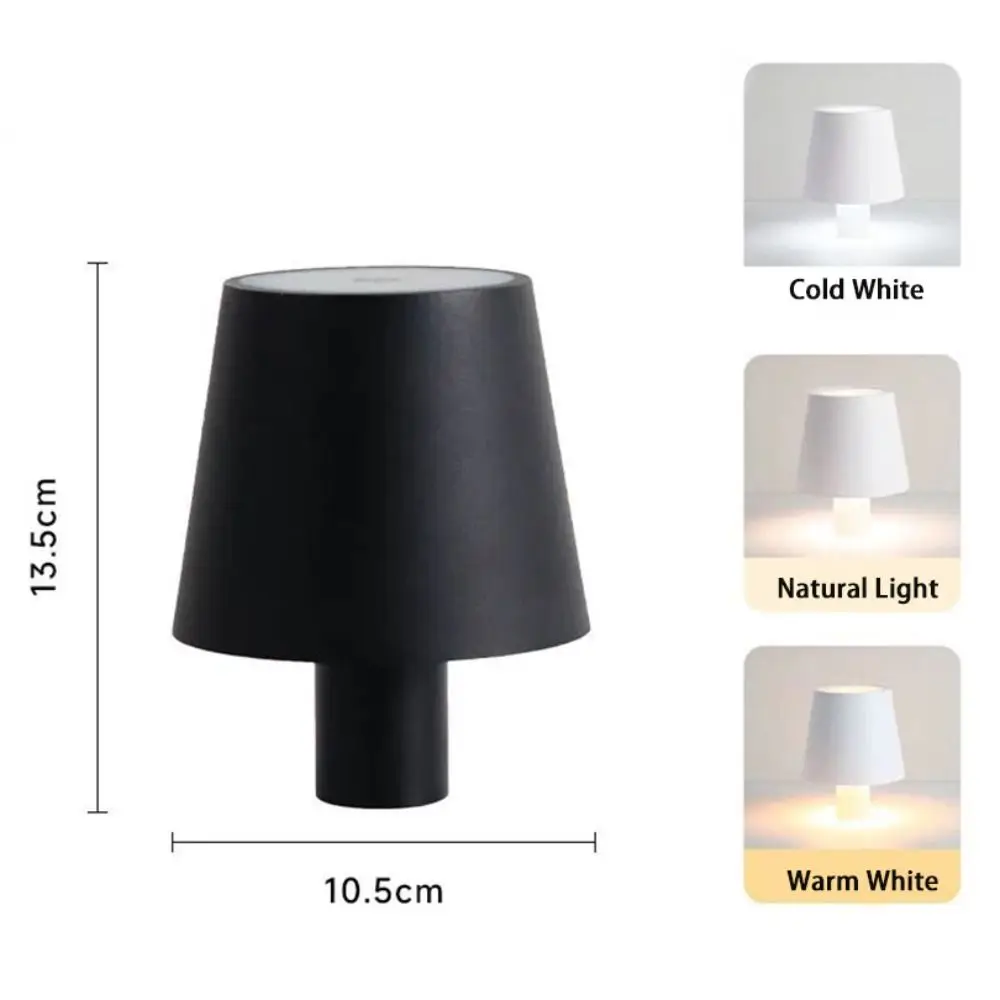 Lampada da tavolo per bottiglie senza fili con luce respiratoria RGB LED Interfaccia di tipo C Luci per bottiglie di vino Lampada wireless ricaricabile USB touch