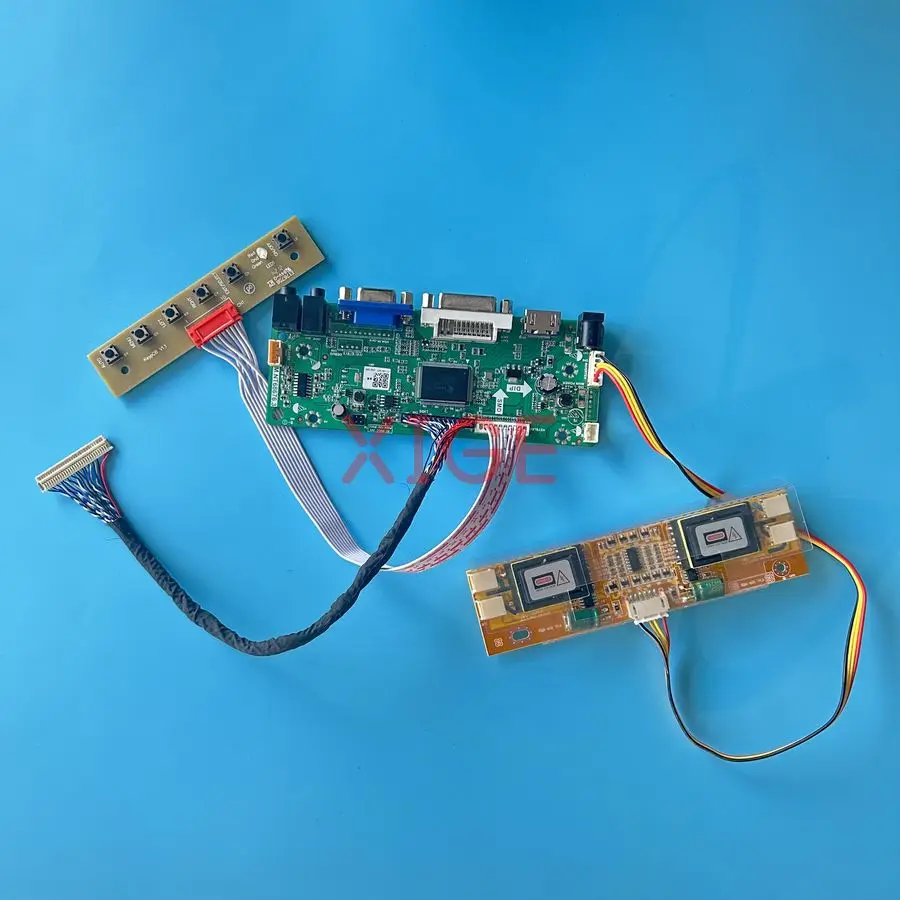 

Screen Drive Controller Board Fit TMS190WX1 MT190AW01 MT190AW02 M190A1 VGA DVI HDMI 30 Pin LVDS 1440x900 4-CCFL 1440*900 Kit DIY