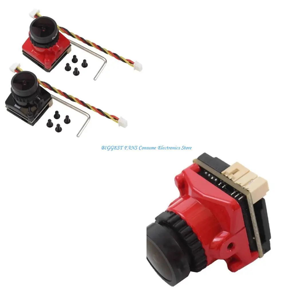 

Lightweight FPV Camera 1800TVL Micro 2.1mm Camera Clear Quality Wide Voltages