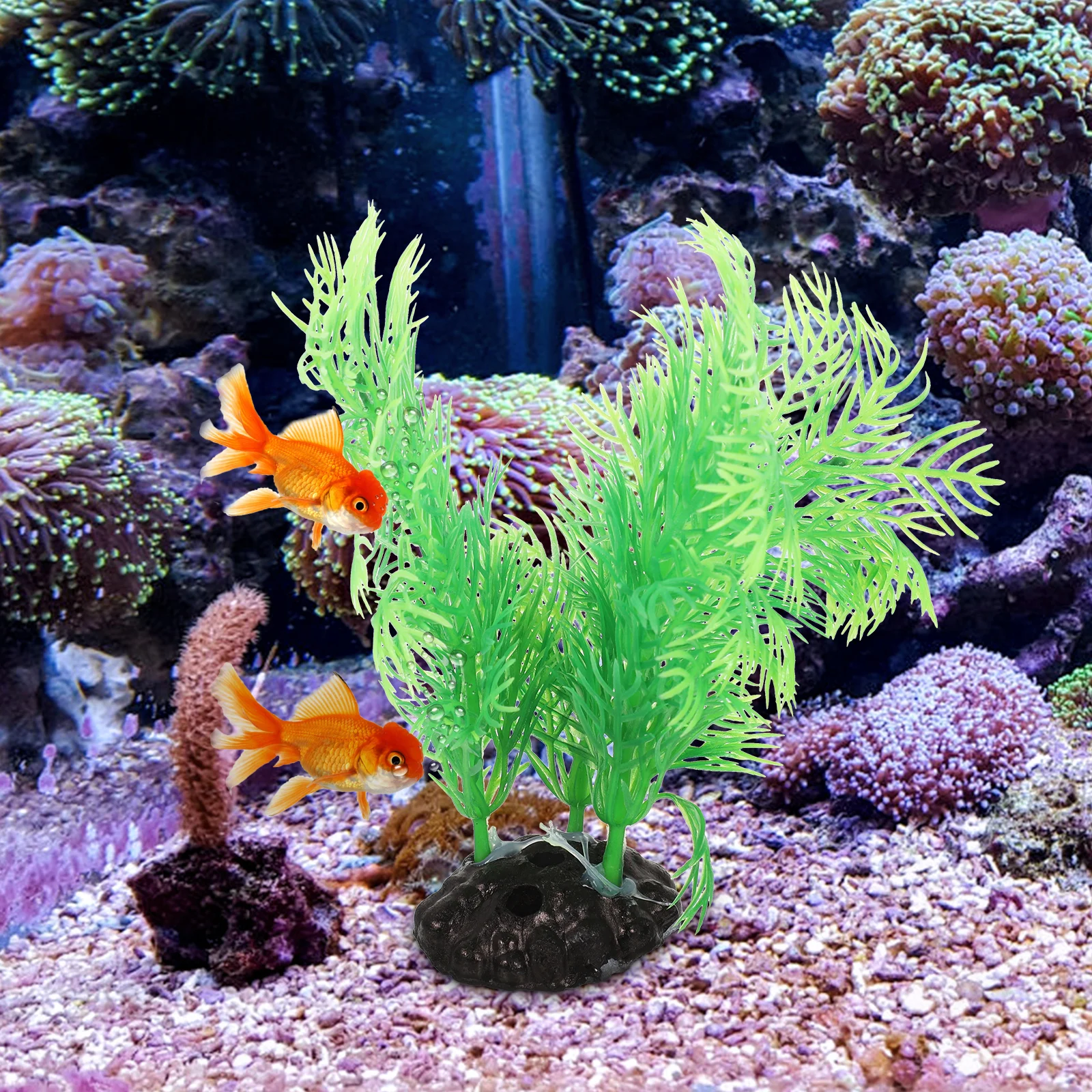 

5pcs Simulation Water Grass Set Artificial Plants For Aquarium Fish Tank Decorations Clean Environment Aquarium Accessories