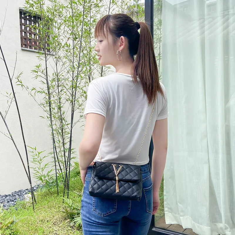 Women Small Bag New Fashion Female Small Square Shoulder Crossbody Messenger Chain Handbag Designer Bags Luxury