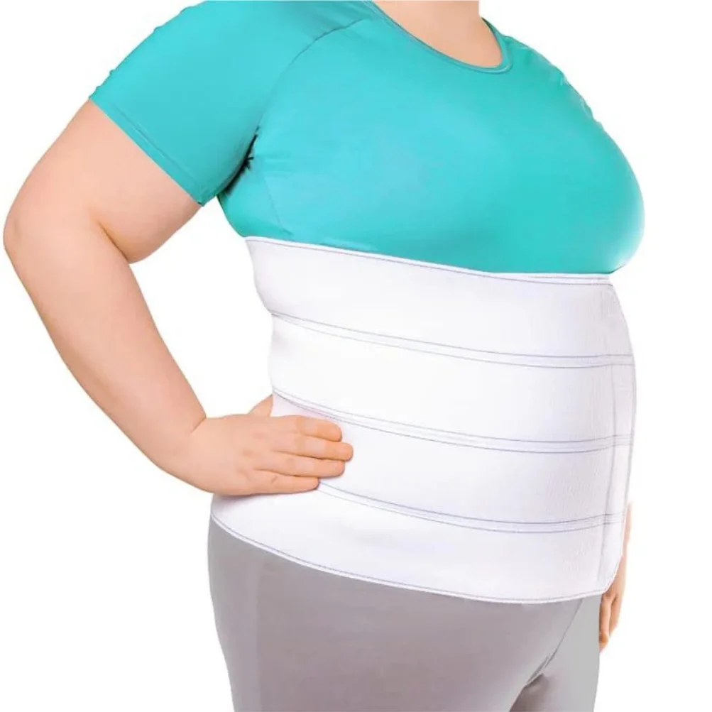 Bariatric Abdominal Binder Obesity Girdle Belt for Big Men Women with a Large Belly Post Surgery Tummy & Waist Compression Wrap
