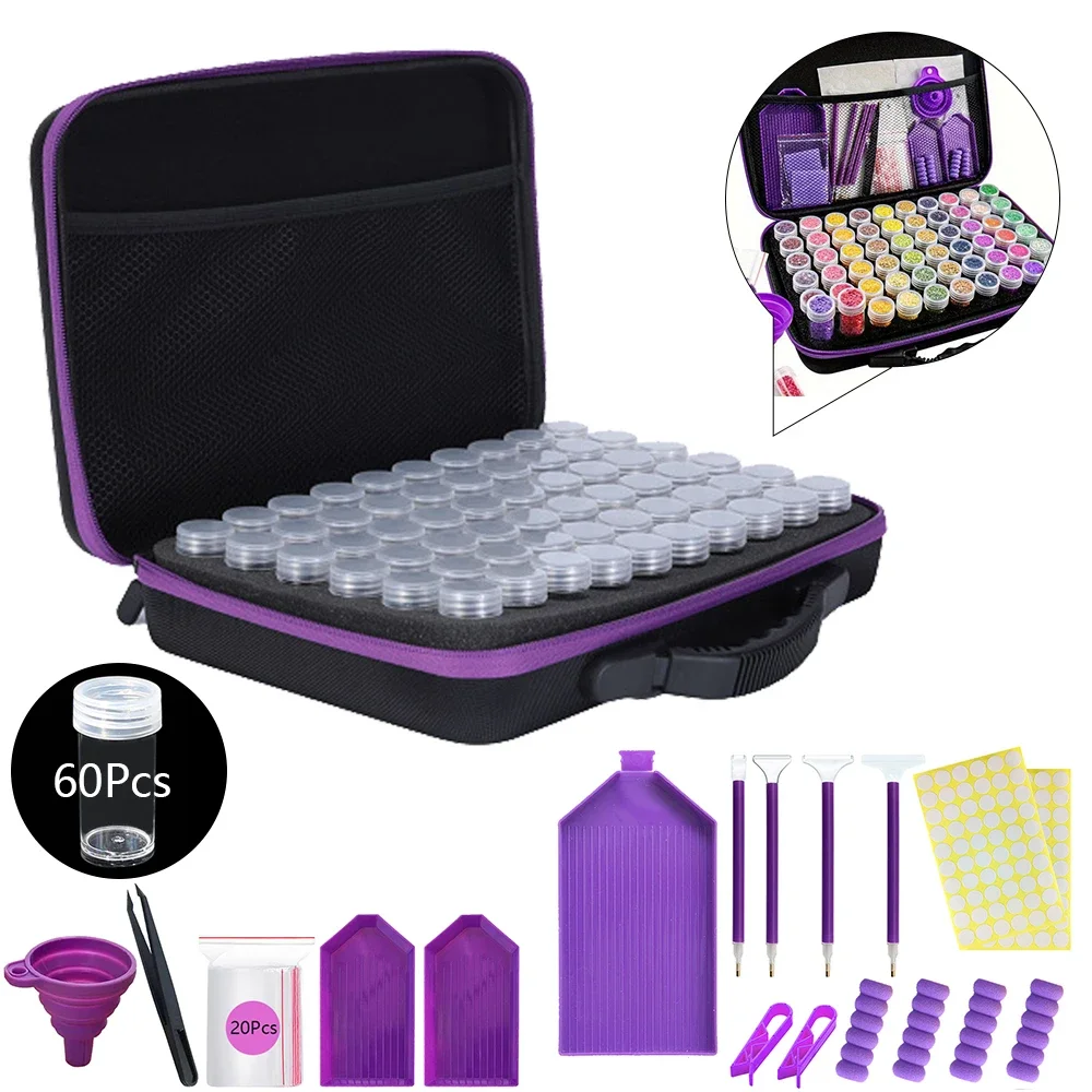 Diamant Schilderij Accessoires Diamant Gereedschap Kits Opbergdozen Test Pen Trays Stitch Koffer Diament Accessoire Pennen Hars Set 5d