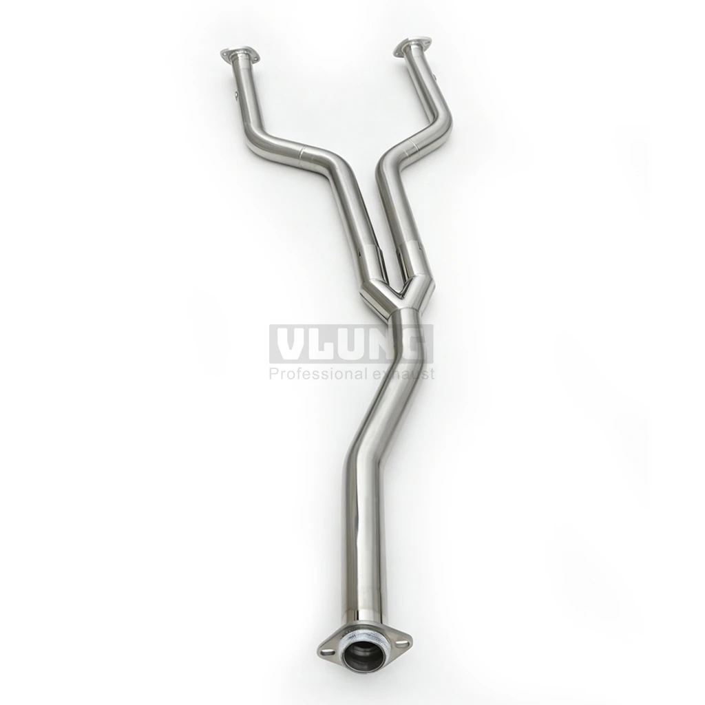 Stainless steel Straight through exhaust pipe for Lexus IS250 IS300 GS250 GS300 2.5 3.0 2006-2012 high-performance exhaust pipe