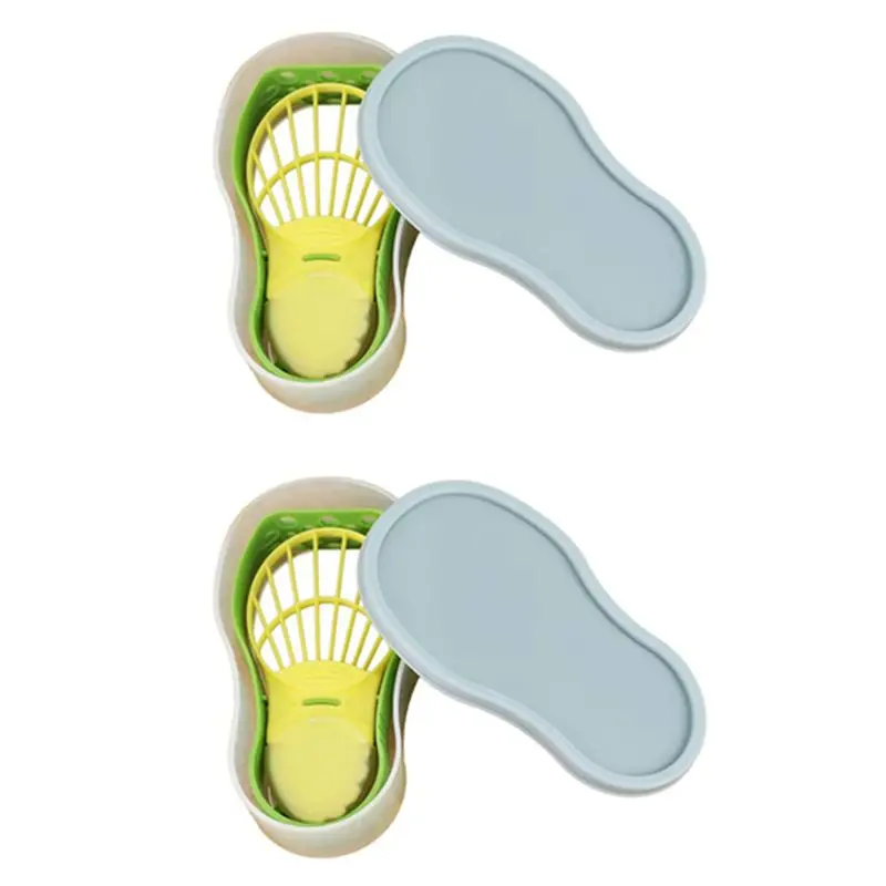 ABMO 2X 5-In-1 Avocado Slicer Set Fruit Cutter Peeler Core Remover Multifunctional Tools Set For Home Kitchen Convenient Tool