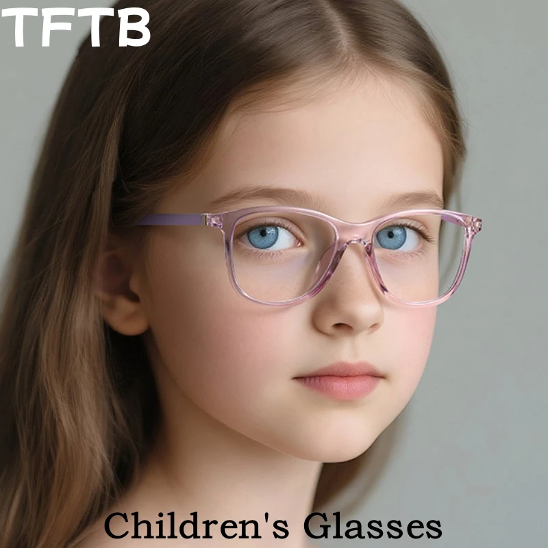 

TFTB новые модные детские очки, сверхлегкие и гибкие детские очки TR90, овальные оправы для очков в стиле ретро для мальчиков и девочек 97789