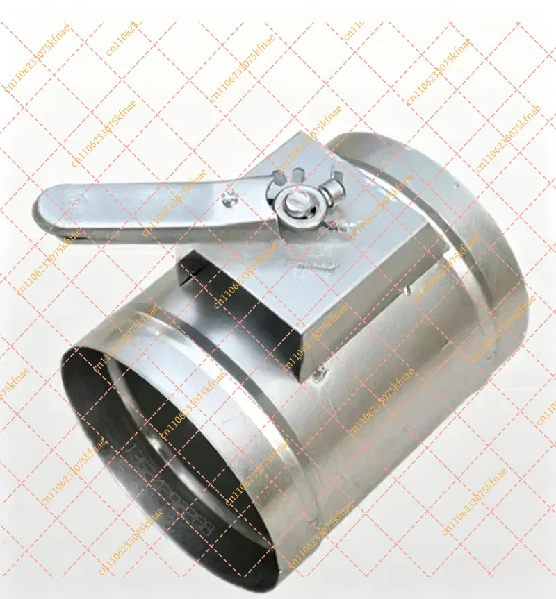 Galvanized Iron Manual Duct Damper 100/120/150/200mm Air Volume Control Butterfly Valve for Spiral Vent Duct