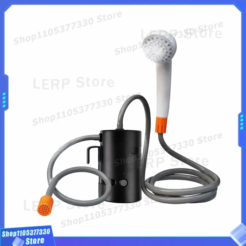 Portable Electric Shower Pump for Camping Hiking Outdoor Bath Unit Rechargeable USB Powered Water Heater for Travel Showering