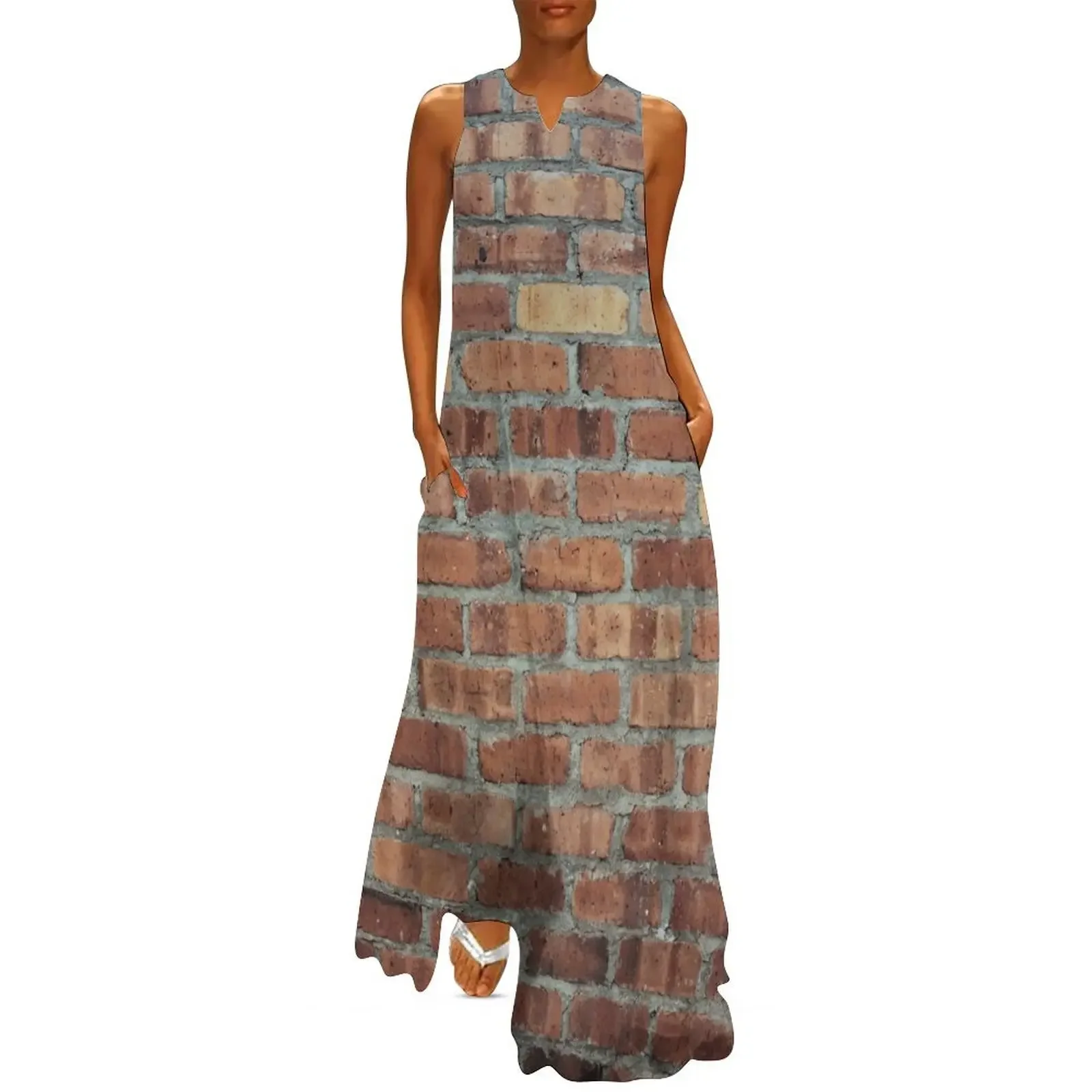 

Brick Wall Long Dress ladies dresses for special occasion Women's dress elegant chic women dresses promotion Dress