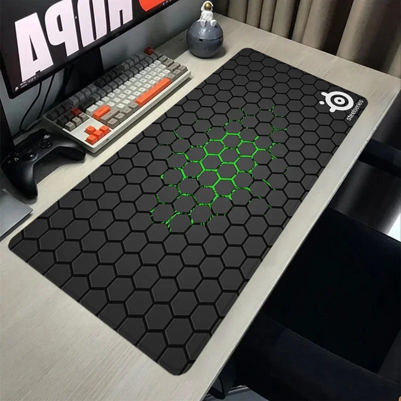 Large Mouse Pad Honeycomb Hexagon Art Pattern Mousepad Desk Waterproof Non-slip Rubber High Elastic Mat PC Gaming Mousepad