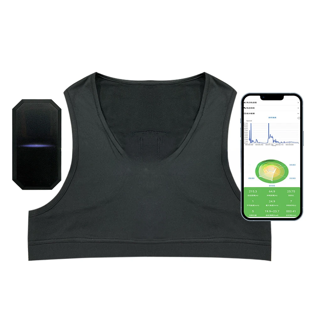 

2024 Football Activity Tracker Vest Wearable Technology APP Control