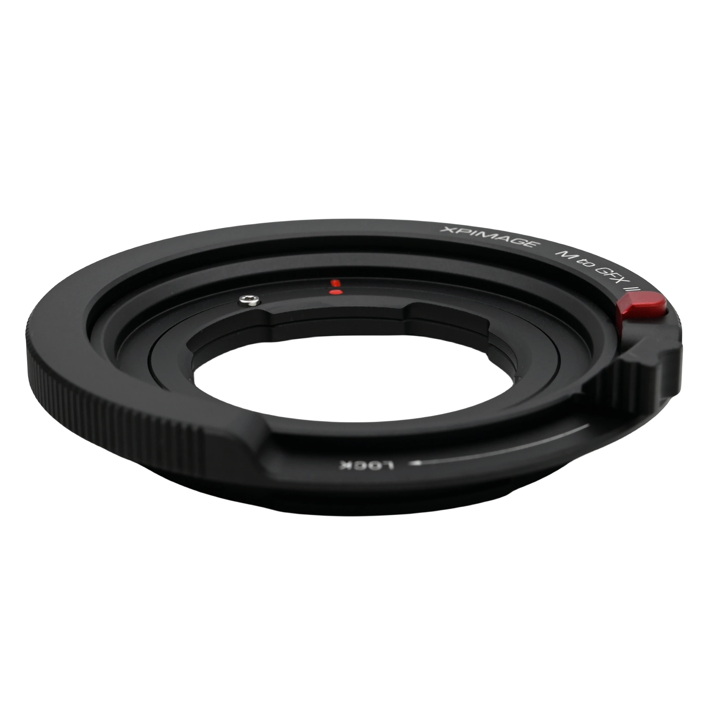 Leica M lens to Fuji GFX camera adapter ring is applicable to L/M-GFX 50S2 100S 50S 50R. XPimage lock adapter ring Mark II