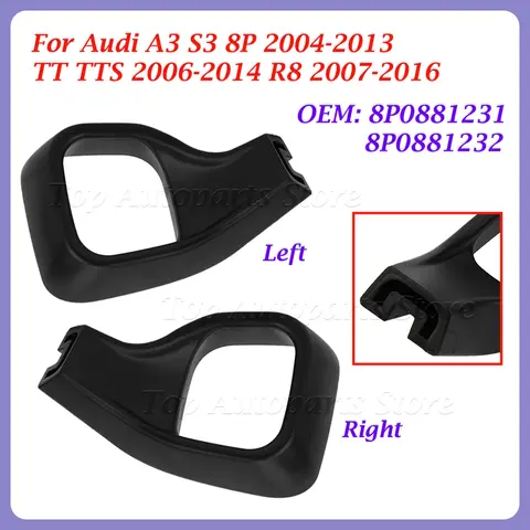 좌측 또는 우측 시트 조정 핸들 레버, 아우디 A3 S3 8P 2004-2013 TT TTS 2006-2014 R8 2007-2016 용, 8P0881232 8P0881231