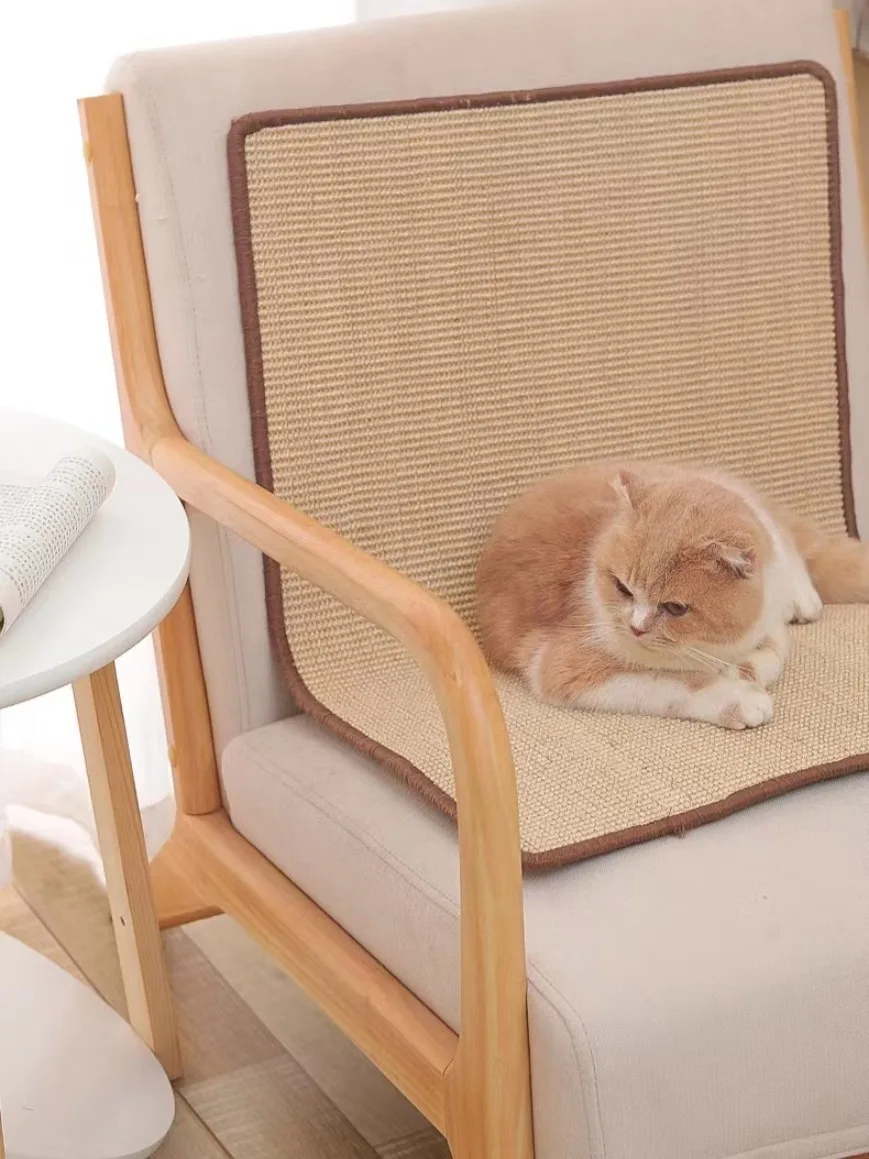 Cat Scraper Sisal Pad, Training Scratch Pad, Table Leg Scratcher, Tapete de proteção de móveis, Protetor de sofá