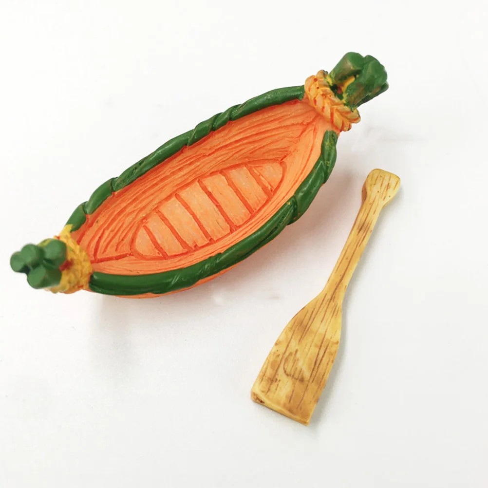 

1Set Adorable Simulation Sailboat Fish Tank Accessory Resin Rowboat Aquarium Decor Decorative Artificial Sailboat Imitation