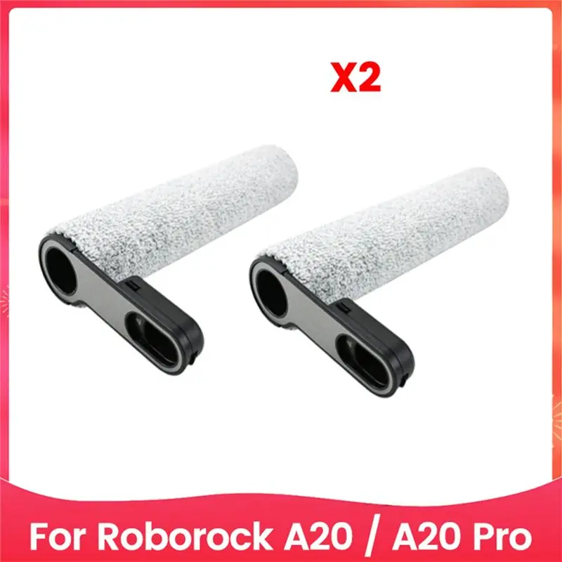 

AEE2-2PCS Main Roller Brush For Roborock A20 / A20 Pro Wet Dry Vacuum Cleaner Main Brush Sweeper Replacement Parts