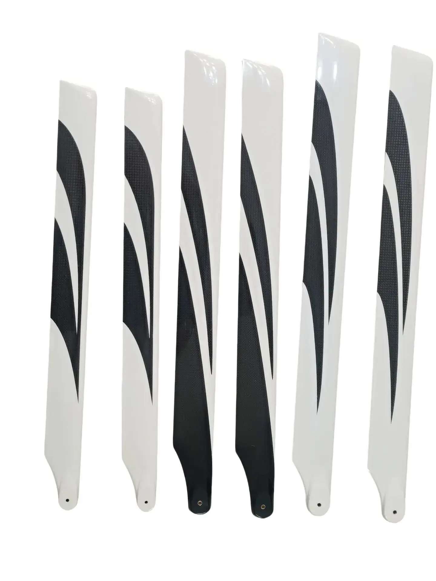 DIY RC RJX  Helicopter Main Blade 470/520/550mm Carbon Fiber Main Rotor Blade for Align 500X 550 550X TG520 Helicopter Kit